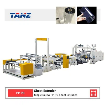 Extruder din folie de plastic cu un singur șurub pentru PET PP PS ABS